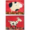 Pig Newton & Vincent Van Goat by Casey Craig 15" x 12" Canvas Wall Art (Set of 2)